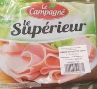 Mängden socker i Jambon supérieur nature