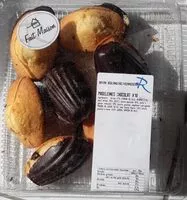 Mängden socker i Madeleines chocolat
