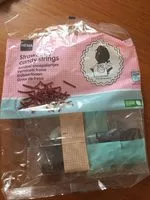 Mängden socker i Strawberry candy strings