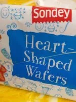 Mängden socker i Heart Shaped Wafers