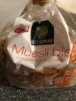 Mängden socker i Muesli bio croustillant à l'argousier