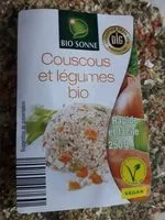 Mängden socker i Couscous et légumes bio