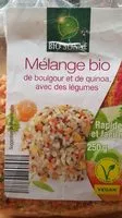 Mängden socker i Mélange bio boulgour quinoa légumes