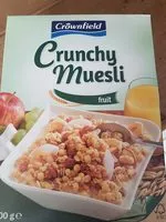 Mängden socker i Crunchy muesli fruit