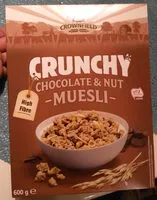 Mängden socker i Crunchy muesli -choco&nuts-