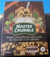 Mängden socker i Master crumble chocolat noisette