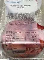 Mängden socker i Tartelettes fraise