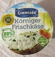 Mängden socker i Körniger Frischkäse