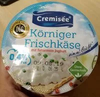 Mängden socker i Körniger Frischkäse