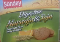 Mängden socker i Galletas Digestive Naranja & Soja