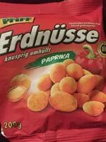 Mängden socker i Paprika Erdnüsse