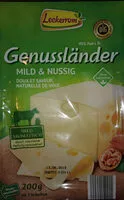 Mängden socker i Schnittkäse in Scheiben 45% Fett
