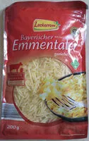 Mängden socker i Emmental râpé