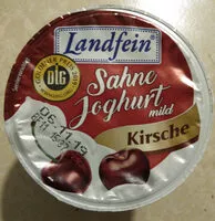 Mängden socker i Sahnejoghurt, mild, Kirsche