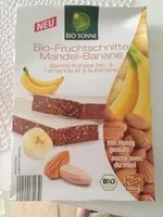 Mängden socker i Bio-Fruchtschnitte Mandel-Banane