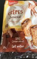 Mängden socker i Crèpe chocolat