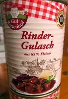 Mängden socker i Rinder-Gulasch