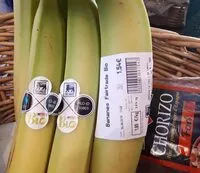 Mängden socker i Bananes fairtrade bio