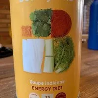 Mängden socker i Soupe indienne énergy diet