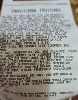 Mängden socker i traditinald fruitcake