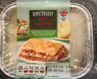 Mängden socker i Lasaña boloñesa chef select