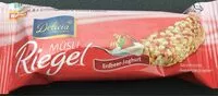 Mängden socker i Müsli Riegel saveur fraise-yaourt