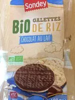 Mängden socker i Galettes de Riz Bio au Chocolat au Lait