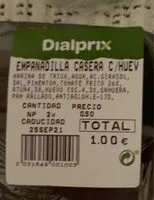 Mängden socker i Empanadilla casera