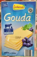 Mängden socker i Gouda Käse in Scheiben