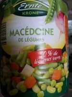 Mängden socker i Macédoine de légumes