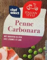 Mängden socker i Penne carbonara avec légumes et lard