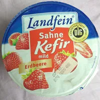 Mängden socker i Sahne Kefir mild Erdbeere