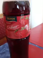 Mängden socker i Trimm Sirup mit Erdbeere- Geschmack