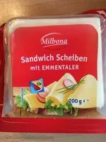 Mängden socker i Emmentaler Sandwich Scheibenn