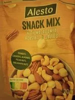 Mängden socker i Snack Mix with macadamia roasted & salted