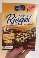 Mängden socker i Müsliriegel -Schoko