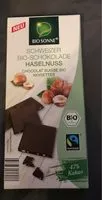 Mängden socker i Bio Schokolade Haselnuss
