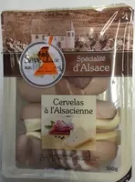Mängden socker i Spécialité d'Alsace - Cervelas à l'alsacienne