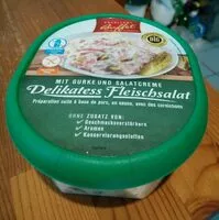 Mängden socker i Delikatess Fleischsalat