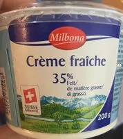 Mängden socker i Crème fraîche 35%
