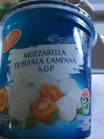 Mängden socker i Mozzarella di bufala campana AOC