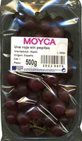 Mängden socker i Uva Roja Seedless raisins rouge