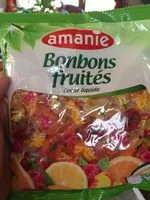 Mängden socker i Bonbons fruités cœur liquide