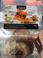 Mängden socker i Feuilletés au Noix de Saint-Jacques et Champignons des Bois