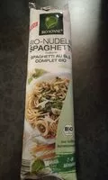 Mängden socker i Spaghetti au blé complet bio