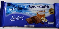 Mängden socker i Alpenvollmilchschokolade