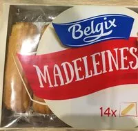 Mängden socker i Belgix Madelaines