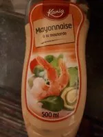 Mängden socker i Mayonnaise à la moutarde de Dijon
