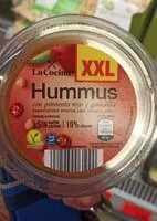 Mängden socker i Hummus con pimiento rojo y guindilla