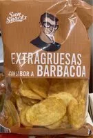 Mängden socker i Patatas extragruesas con sabor a barbacoa
